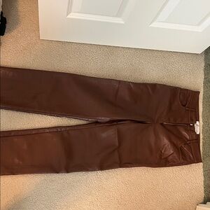 Wilfred Melina Chocolate Leather Trousers